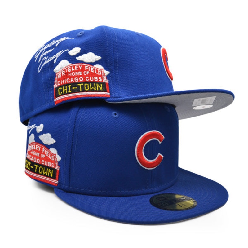Chicago Cubs New Era Exclusive CLOUD ICON 59Fifty Fitted Hat – Royal 6 7/8