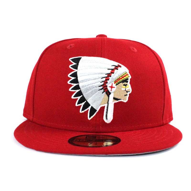 Chiefs New Era 59Fifty Fitted Hats (Red Gray Under Brim) 7 1/8