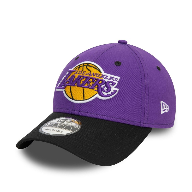 Los Angeles Lakers 9FORTY NBA Side Patch Purple Cap One Size