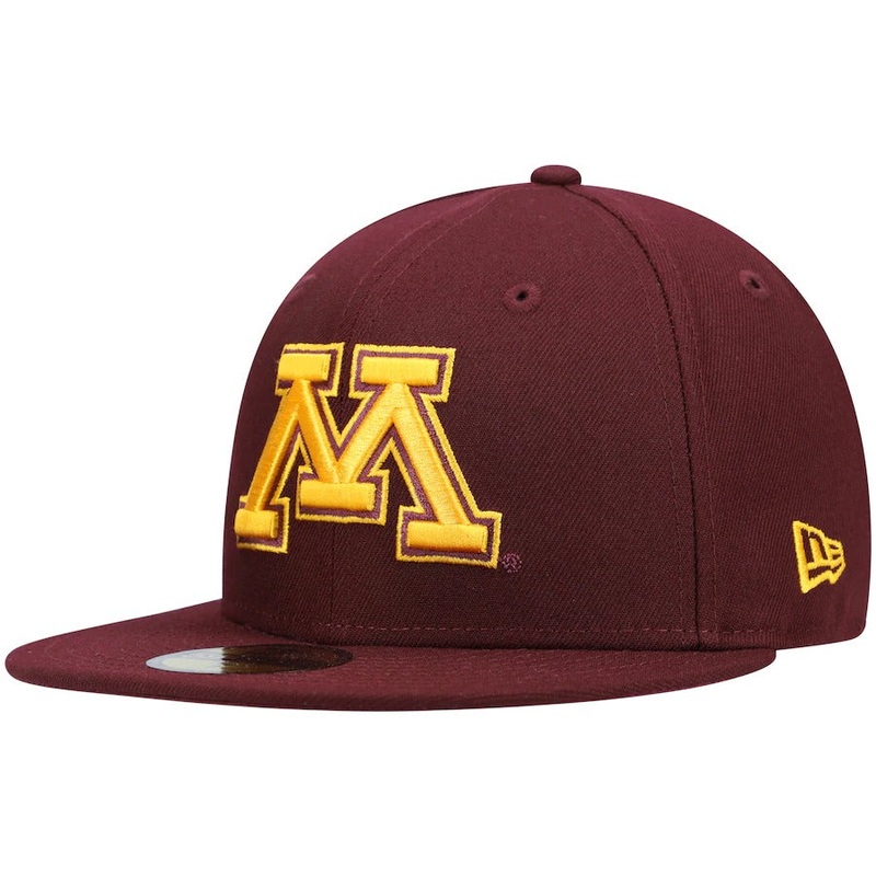 New Era Maroon Minnesota Golden Gophers Logo Basic 59FIFTY Fitted Hat