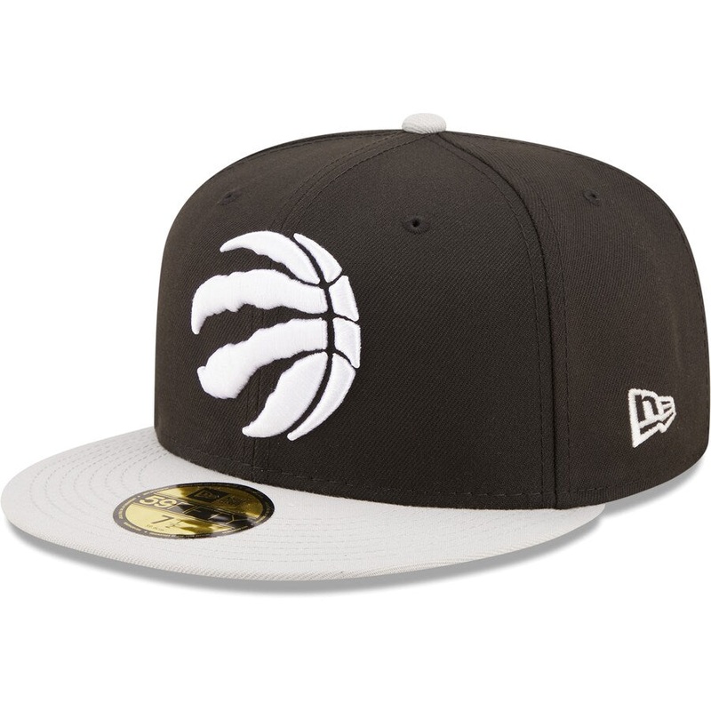 New Era Toronto Raptors Black/Gray Two-Tone Color Pack 59FIFTY Fitted Hat