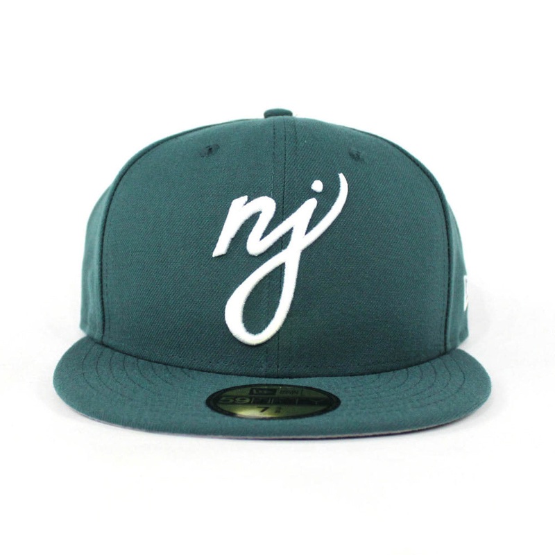NJ Script New Era 59Fifty Fitted Hats (Pine Needle Philadelphia Eagles Color Gray Under Brim) 7