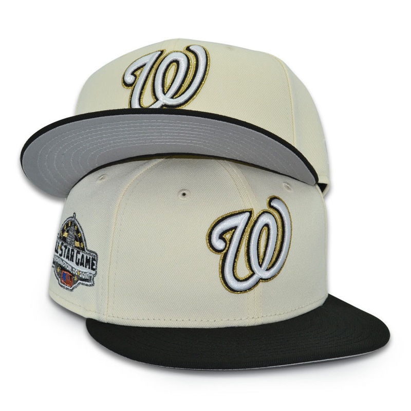Washington Nationals “CHILL GIL” Exclusive New Era 59Fifty Fitted Hat – Chrome/Black 6 7/8
