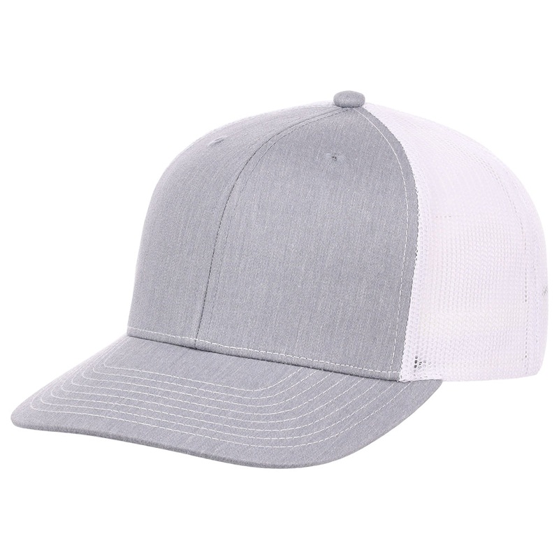 Crowns By Lids Slam Dunk Trucker Cap – Heather Grey/White Adjustable