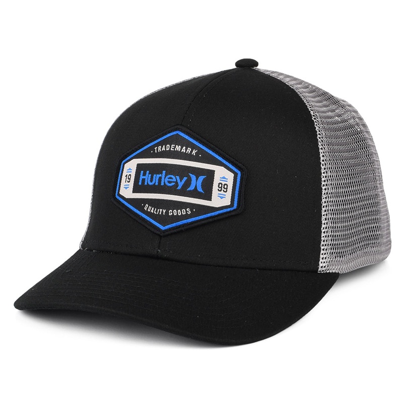 Hurley Hats Brighton Trucker Cap – Black Adjustable