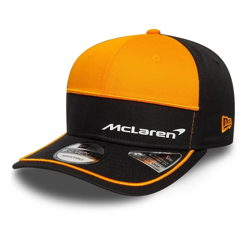 McLaren Automotive Auto Bright Orange 9SEVENTY Stretch Snap Adjustable Cap OSFM