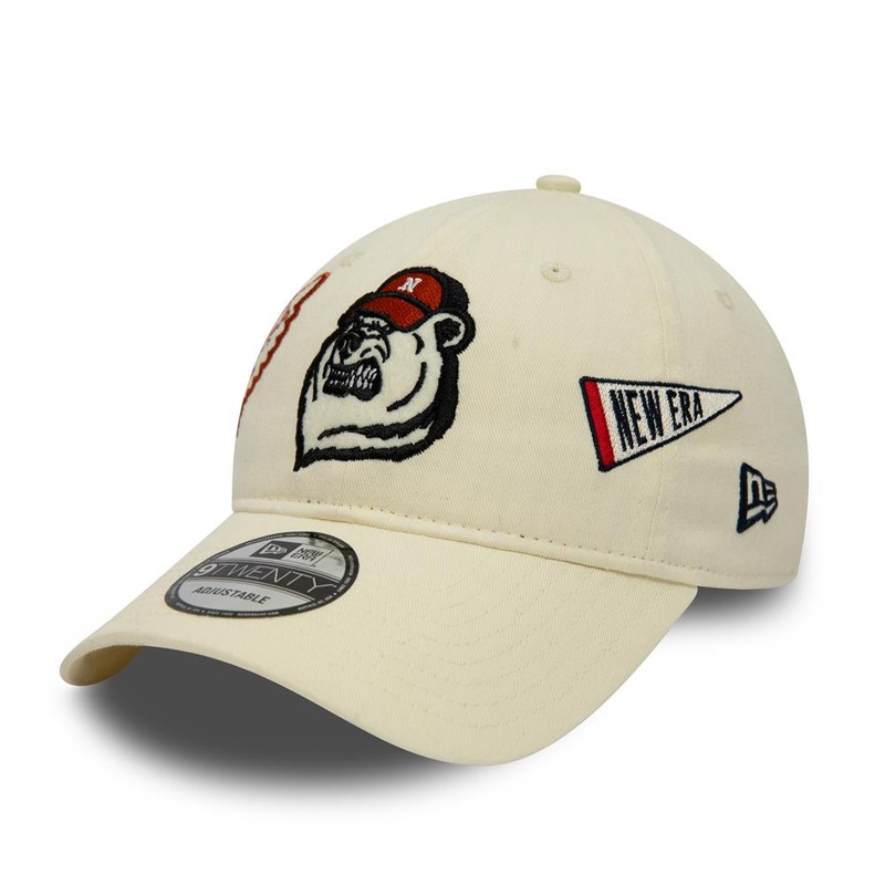New Era 9TWENTY All Over Patch White Cap One Size