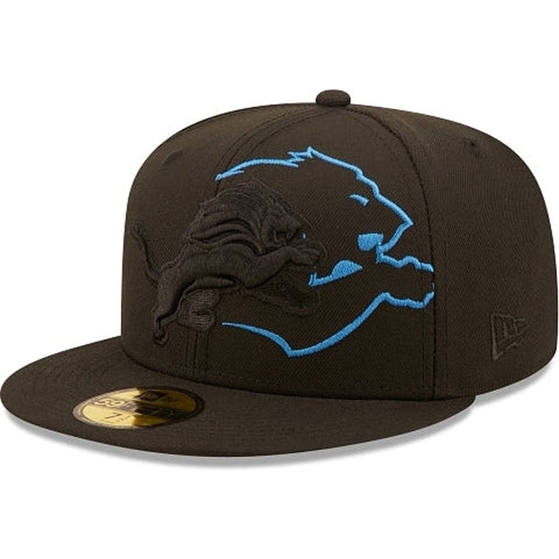 New Era Detroit Lions Logo Feature 2022 59FIFTY  Fitted Hat