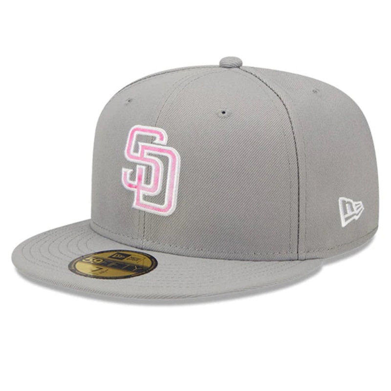 New Era San Diego Padres Gray 2022 Mother’s Day On-Field 59FIFTY Fitted Hat