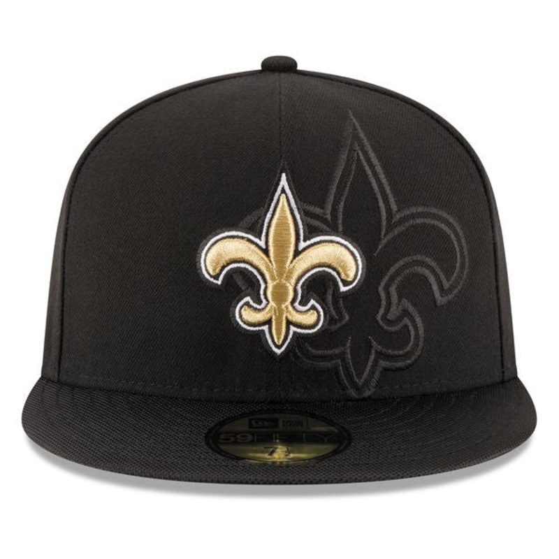 New Orleans Saints 2016 NFL SIDELINE Official Fitted 59Fifty New Era Hat 7