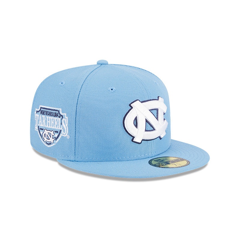 North Carolina Tar Heels New Era NCAA SIDE HIT 59Fifty Fitted Hat – Carolina Blue 7