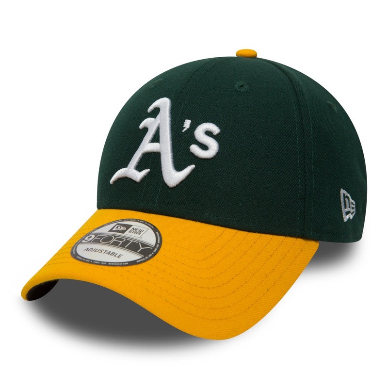 Oakland Athletics 9FORTY MLB The League Green/Gold Cap One Size