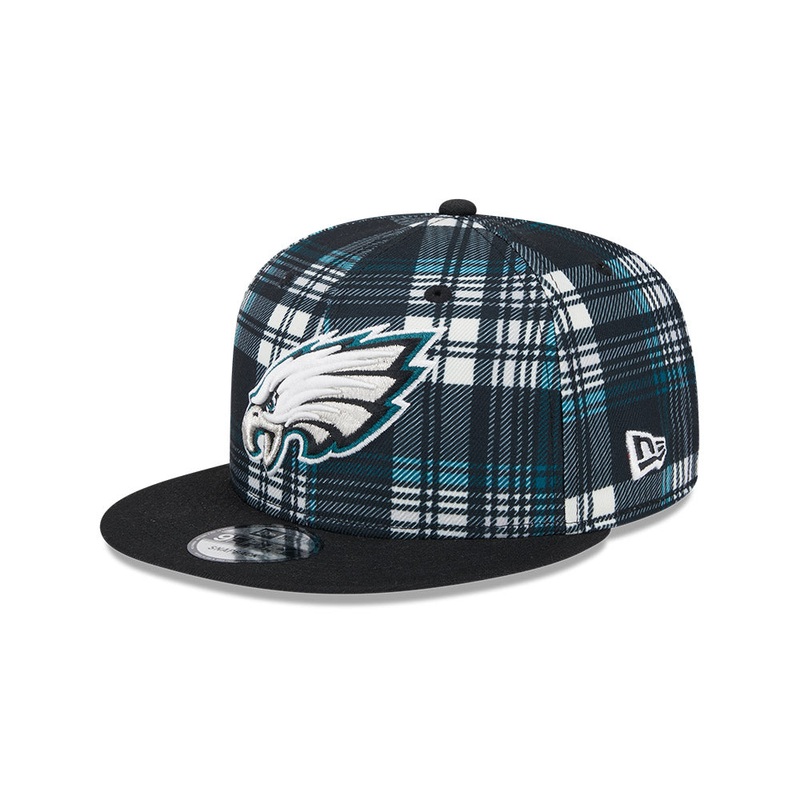 Philadelphia Eagles New Era 2024 Sideline Statement 9FIFTY Snapback Hat – Black