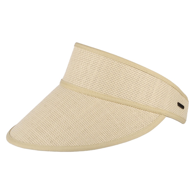 Brixton Hats Newport Toyo Straw Sun Visor – Natural 1-Size