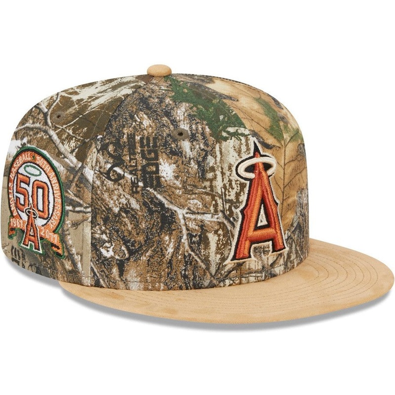 New Era Los Angeles Angels Realtree 2023 59FIFTY Fitted Hat