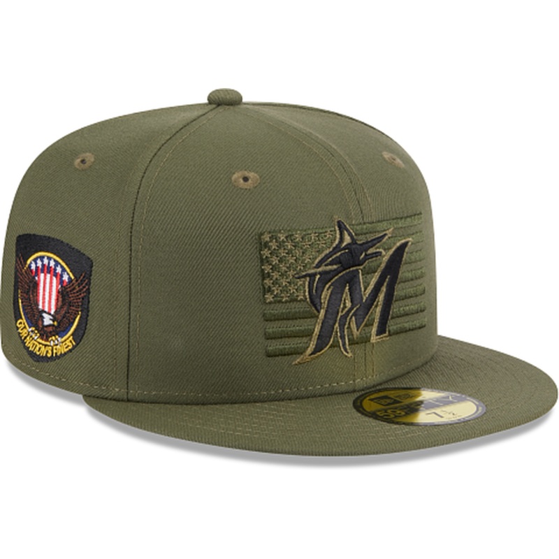 New Era Miami Marlins Armed Forces Day 2023 59FIFTY Fitted Hat