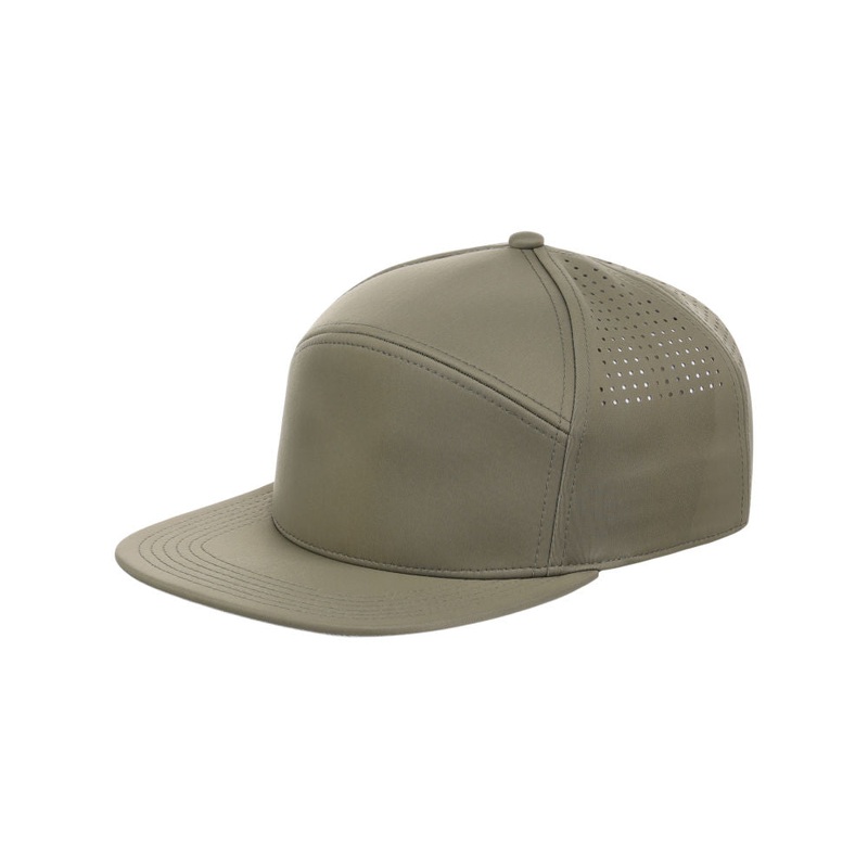 Crowns By Lids Driver 6-Panel Tech Cap – Olive Adjustable