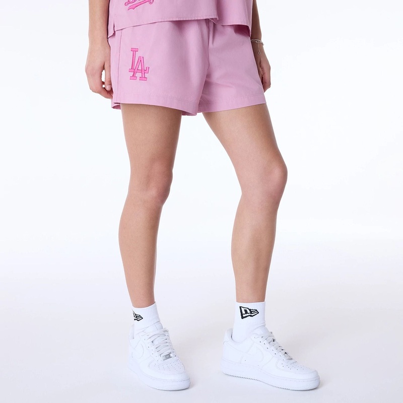 LA Dodgers Womens MLB Dark Pink Shorts XS