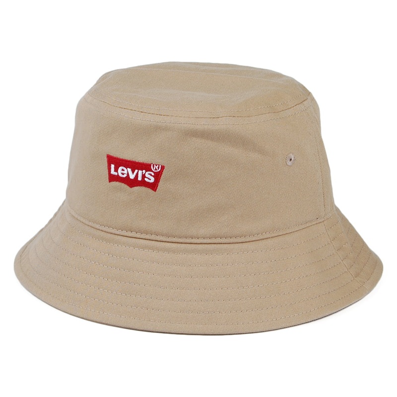 Levi’s Hats Batwing Cotton Bucket Hat – Khaki M