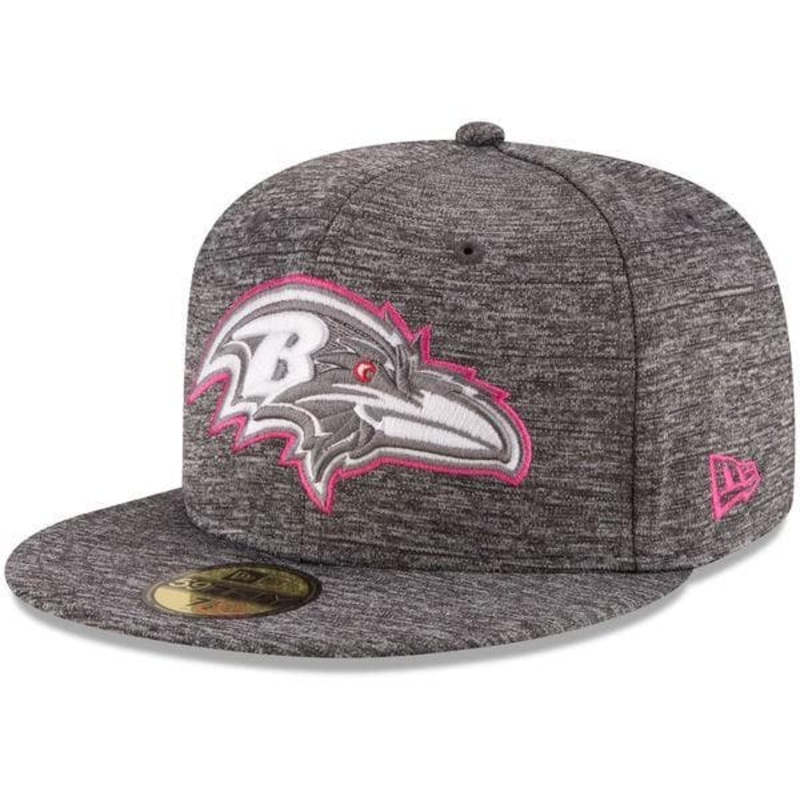 New Era Baltimore Ravens 2016 Breast Cancer Awareness 59FIFTY Fitted Hat