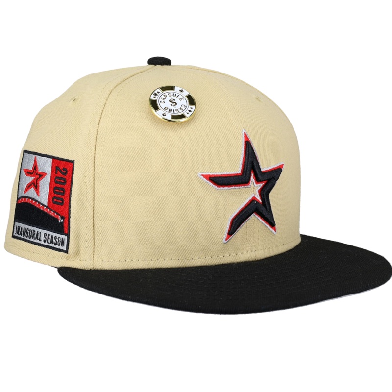 New Era x Capsule Houston Astros Vegas Gold Collection Inaugural Season 59FIFTY Fitted Hat