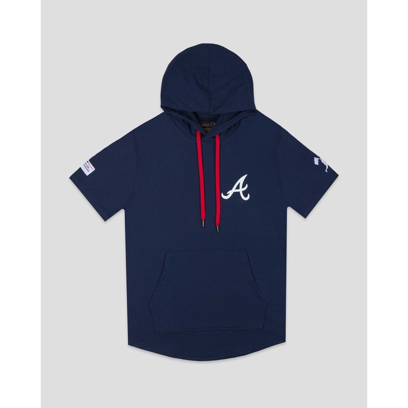Short Sleeve Hoodie – Atlanta Braves Small