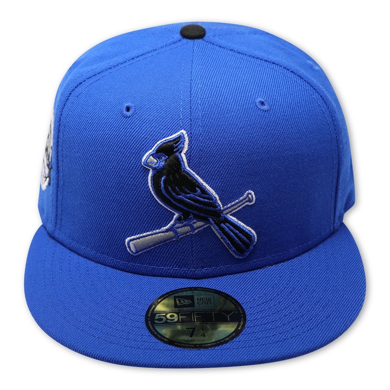 ST. LOUIS CARDINALS (ROYAL) (125TH ANNIVERSARY) NEW ERA 59FIFTY FITTED (GREY UNDER VISOR) 67/8