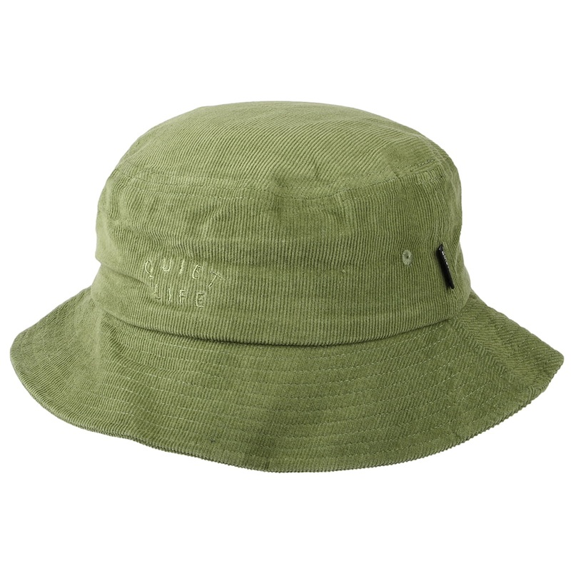 The Quiet Life Hats Corduroy Bucket Hat – Olive 1-Size