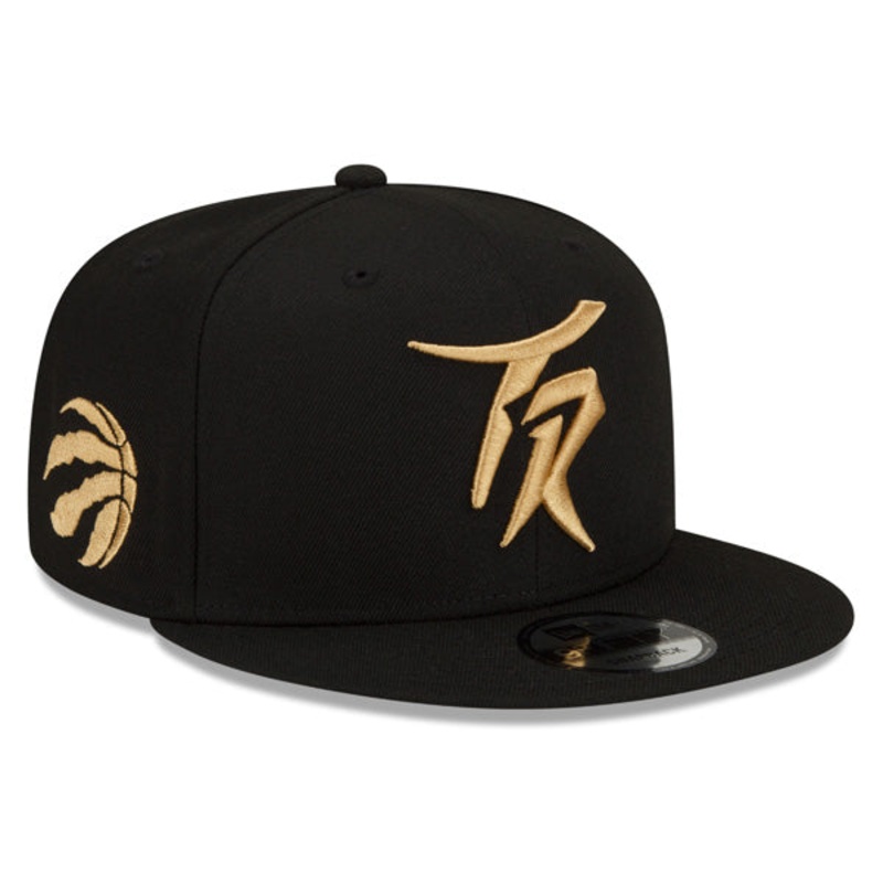 Toronto Raptors New Era NBA 2022 CITY EDITION Alternate 9Fifty Snapback Hat – Black