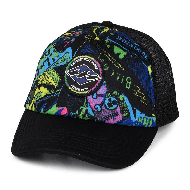 Billabong Hats Kids Rotor Diamond Trucker Cap – Multi-Coloured CHILD ADJ.