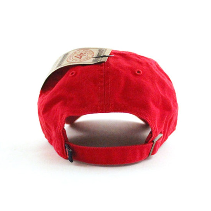 Boston Redsox 47 Brand Clean Up Dad Hats (Red)