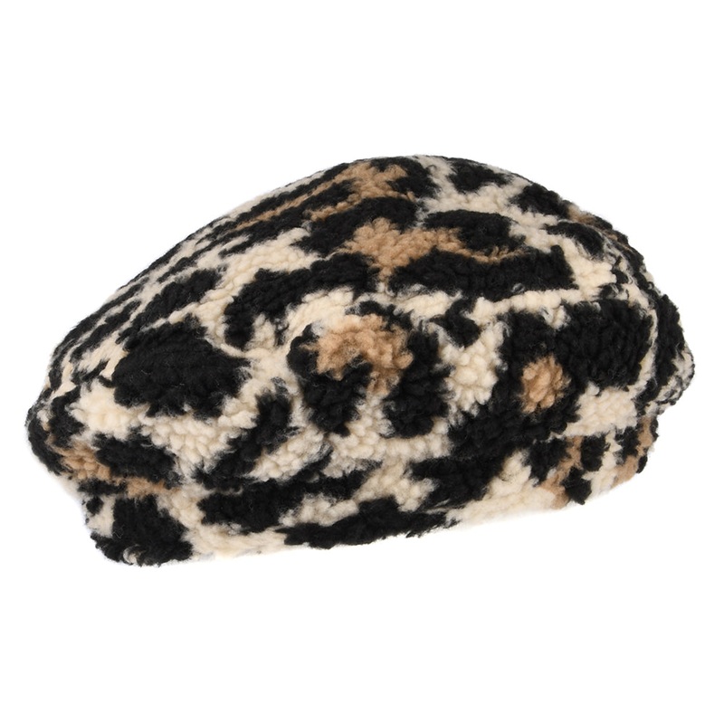 Brixton Hats Fiddler Beret – Leopard Small-56cm