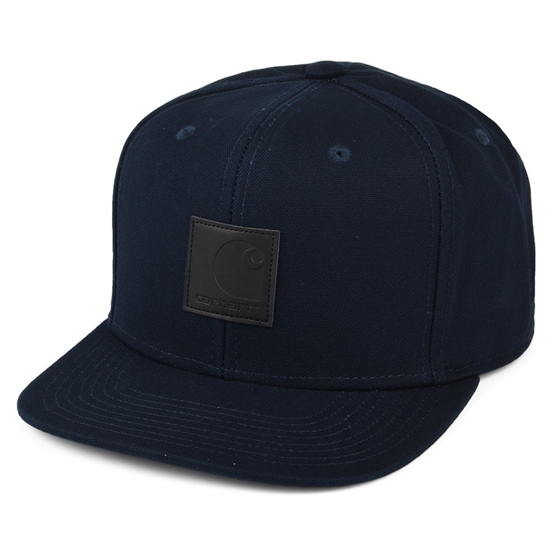 Carhartt WIP Hats Logo Snapback Cap – Light Navy Adjustable