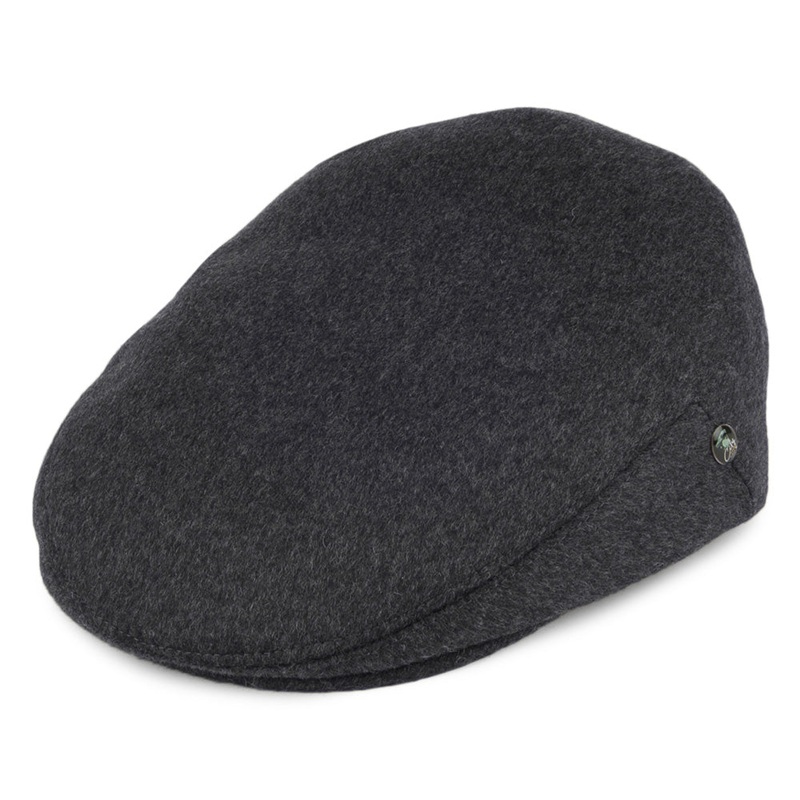 City Sport Loden Wool Flat Cap – Grey S
