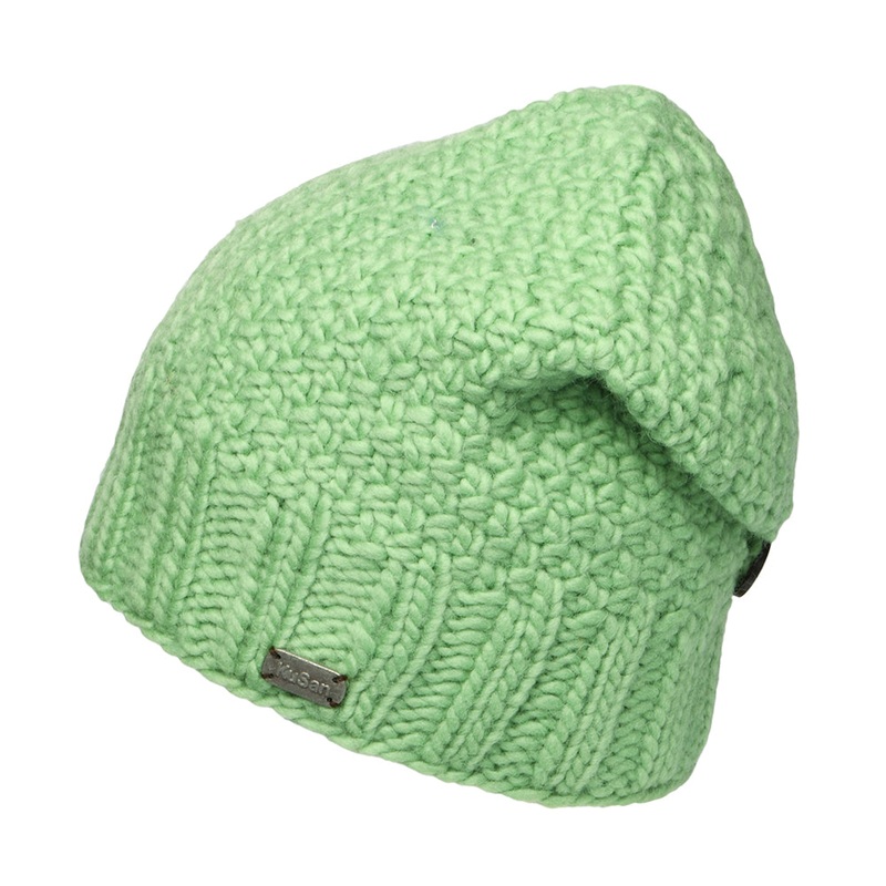 Kusan Button Down Beanie Hat – Mint 1-Size