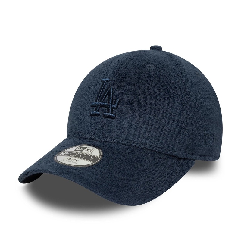 LA Dodgers Youth MLB Towelling Navy 9FORTY Adjustable Cap Child
