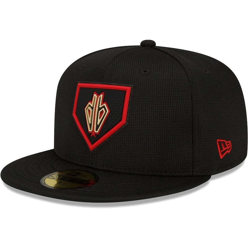 New Era Arizona Diamondbacks Black/Red 2022 Clubhouse 59FIFTY Fitted Hat