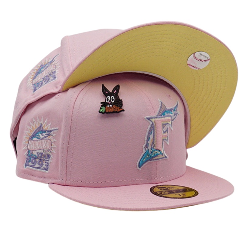 New Era Florida Marlins Soft Pink ‘Easter Pack’ 1993 Inaugural Season 59FIFTY Fitted Hat