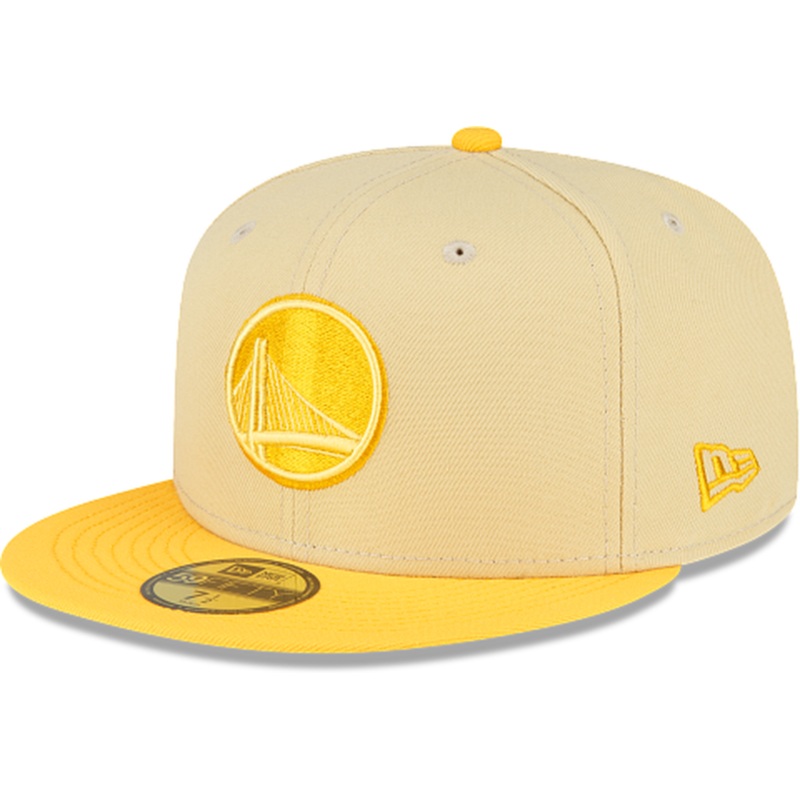 New Era Golden State Warriors Gold 2022 59FIFTY Fitted Hat