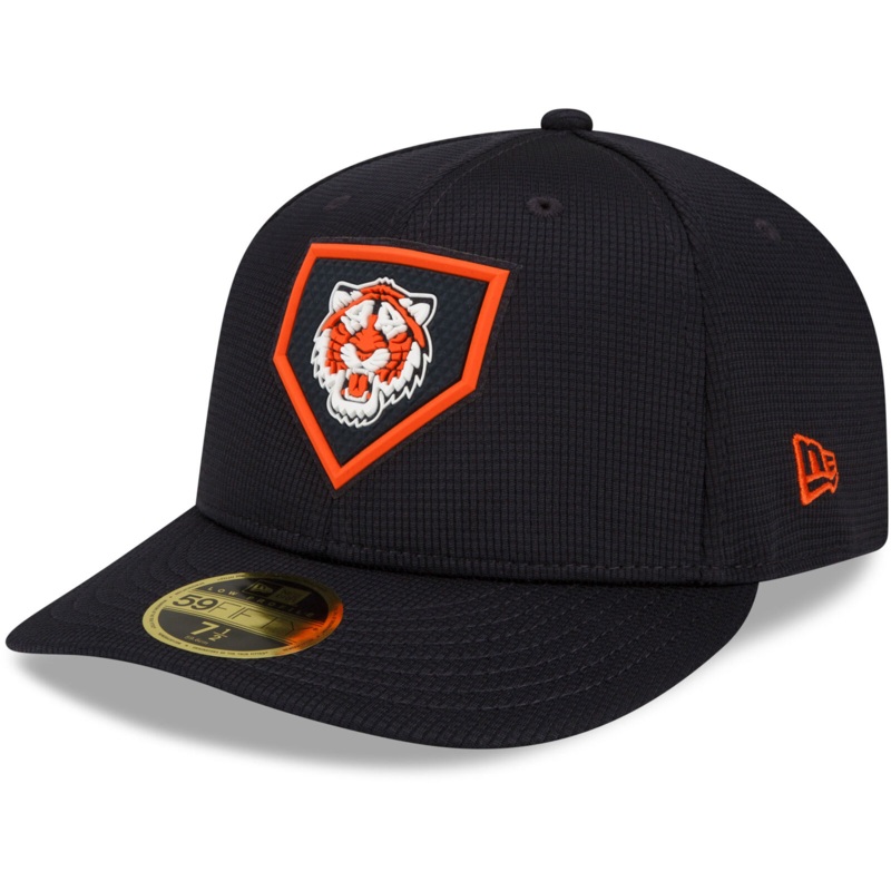 New Era Navy Detroit Tigers 2022 Clubhouse Alternate Logo Low Profile 59FIFTY Fitted Hat