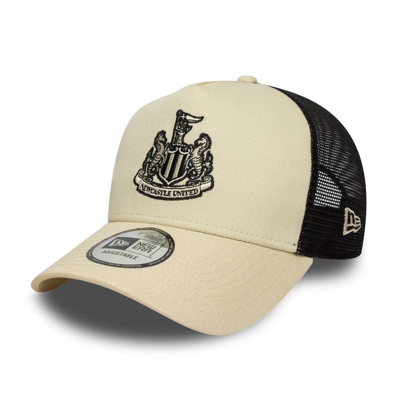 Newcastle United FC Seasonal Cream 9FORTY E-Frame Trucker Adjustable Cap OSFM