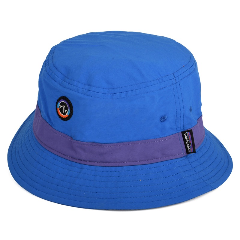 Patagonia Hats Fitz Roy Icon Wavefarer Bucket Hat – Mid Blue Small/Medium
