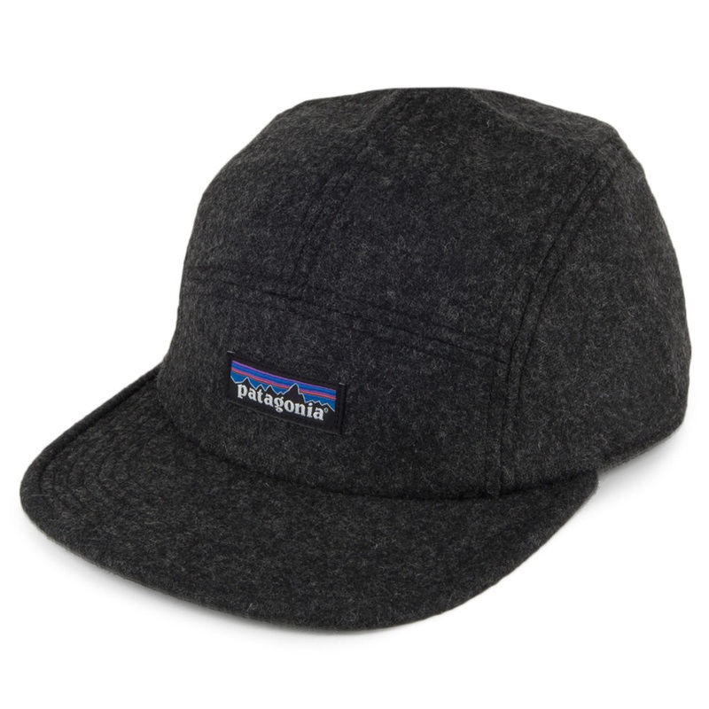 Patagonia Hats Recycled Wool 5 Panel Cap – Grey Adjustable