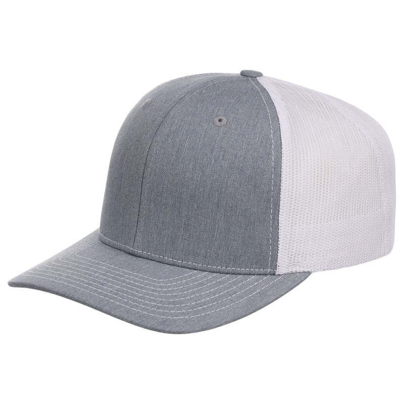 Richardson 112 Trucker – Heather Grey/White Adjustable