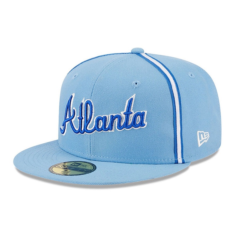 Atlanta Braves 59FIFTY Powder Blues Cap 7