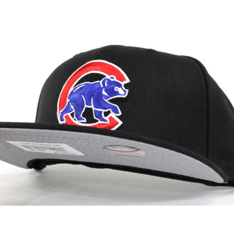 Chicago Cubs New Era 59Fifty Fitted Hat (Black Red Blue Jordan Top 3 Gray Under Brim) 7