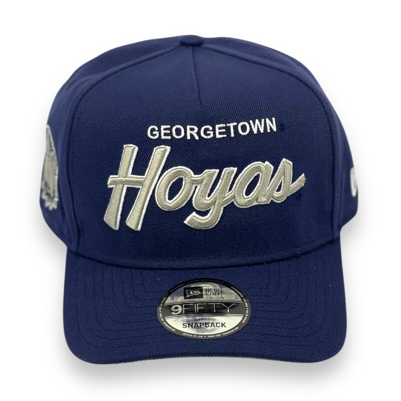 GEORGETOWN HOYAS (NAVY) NEW ERA 9FIFTY AFRAME SNAPBACK (2108)