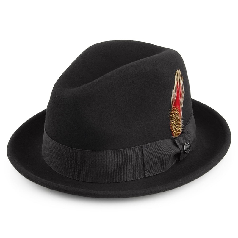 Jaxon & James Crushable Blues Trilby Hat Black Wholesale Pack Prepack