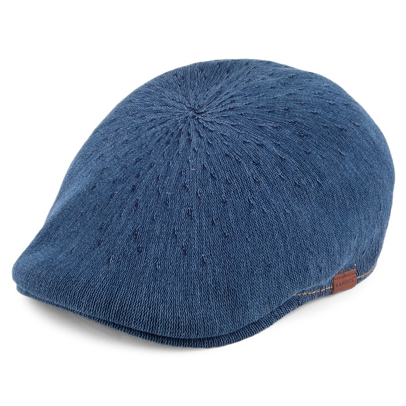 Kangol Indigo 507 Denim Flat Cap – Denim S