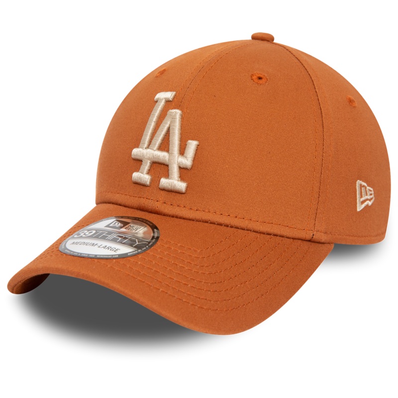 Los Angeles Dodgers 39THIRTY League Essential Brown Cap XS-S
